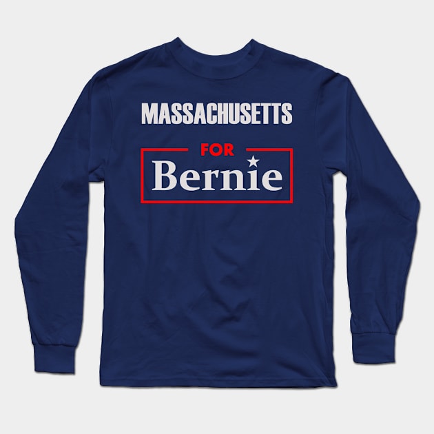 Massachusetts for Bernie Long Sleeve T-Shirt by ESDesign